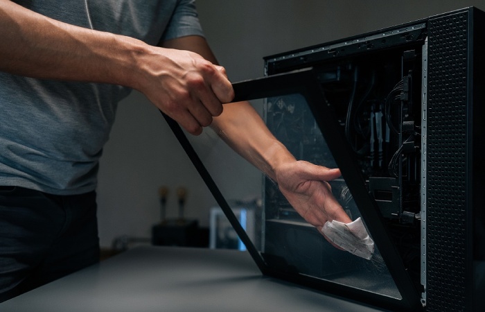 как почистить блок питания компьютера от пыли