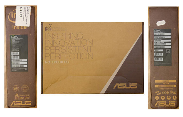 Ноутбук Asus X550c упаковка| apptoday.ru