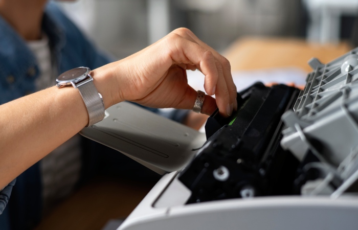 как сделать очистку принтера