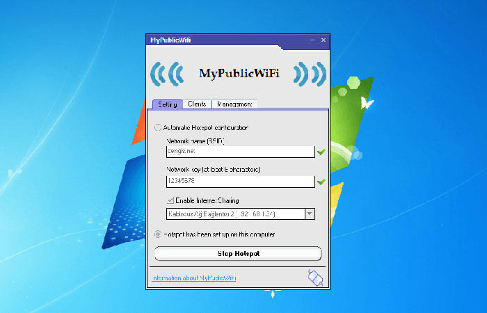 программа для раздачи wi fi MyPublicWiFi | apptoday.ru