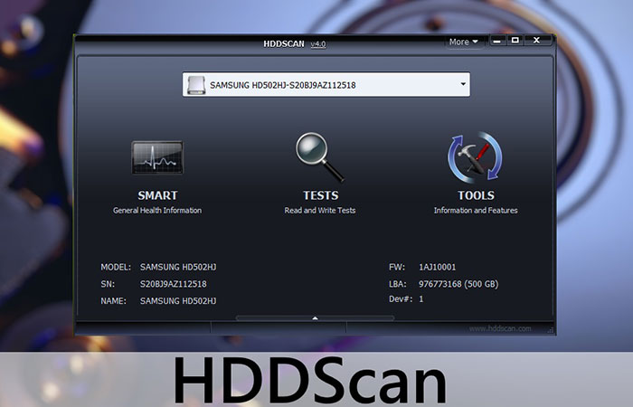 программы для винчестера HDDScan | apptoday.ru
