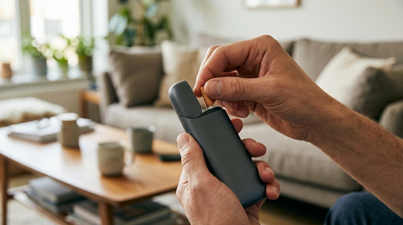 Как работает айкас (IQOS): принцип нагрева табака