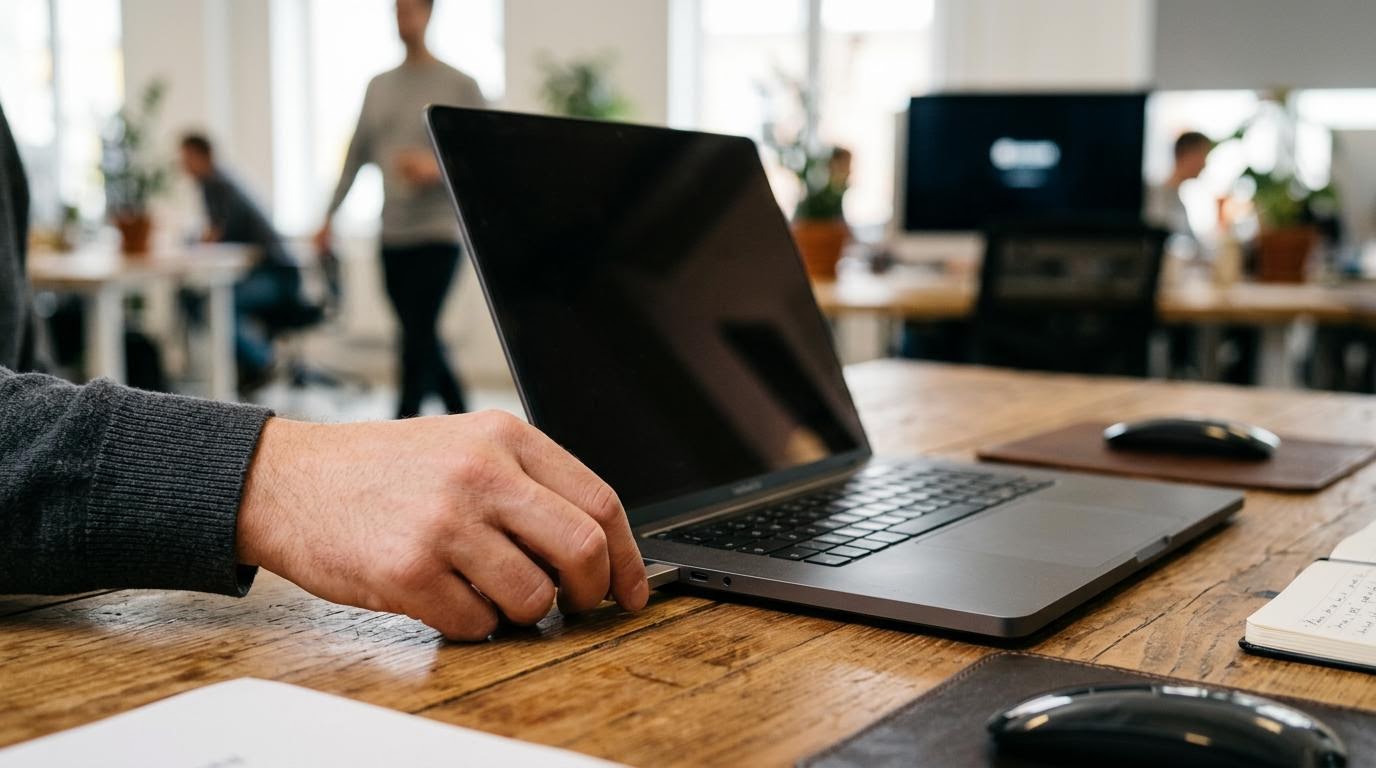 Вставьте диск в устройство USB-накопитель: что делать с флешкой