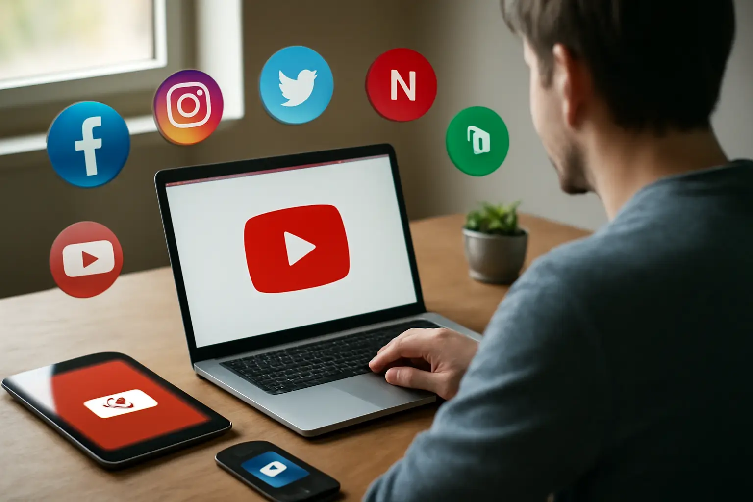 youtu.be — это сокращённый адрес YouTube, а не отдельный сайт