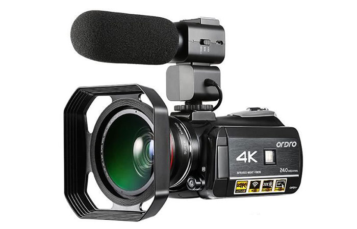 топ видеокамер 2022 года Ordro AC3 4 К UHD