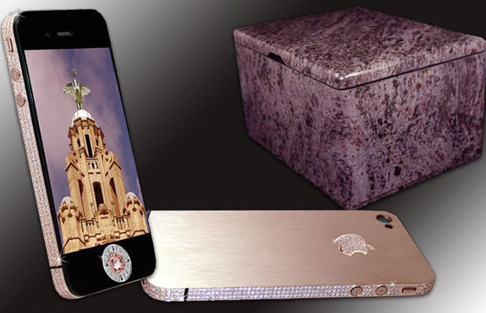 самый дорогой айфон iPhone Diamond Rose Edition